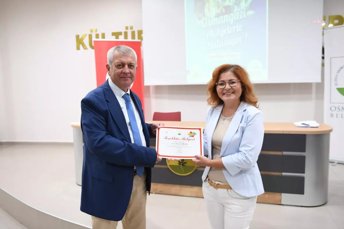 Osmangazi Belediyesi Diksiyon Atölyesi’nde sertifika töreni düzenlendi