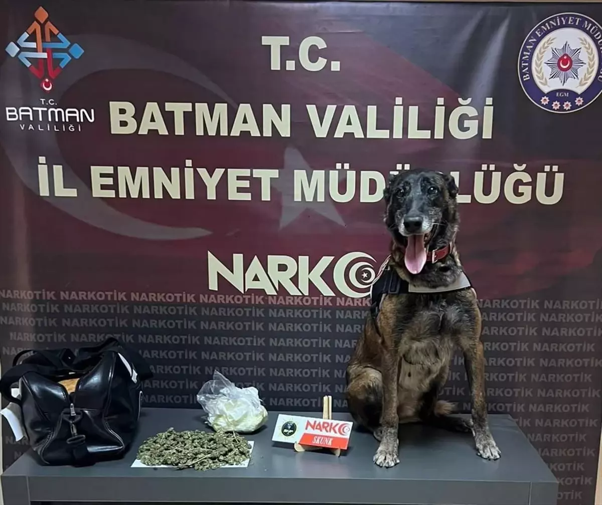Batman’da Uyuşturucu Ele Geçirildi