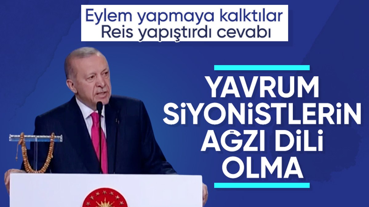 Cumhurbaşkanı Erdoğan’dan canlı yayında provokatörlere cevap