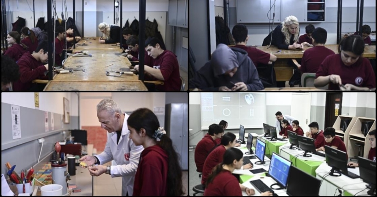 Lise öğrencileri atıkları takıya dönüştürdü